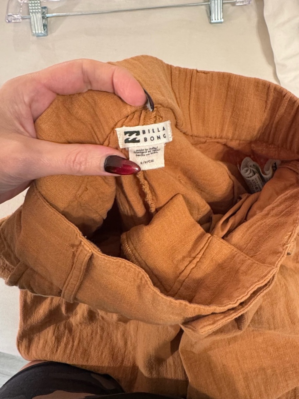 Billabong Women's Two-Piece Wide Leg Set in Rust - Picture 2 of 2